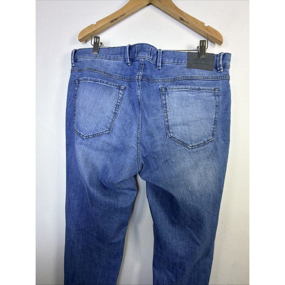 HILTL 36 X 34 Dude Denim Jeans Stretch 5-Pocket Mens straight 41480 western - Picture 7 of 14